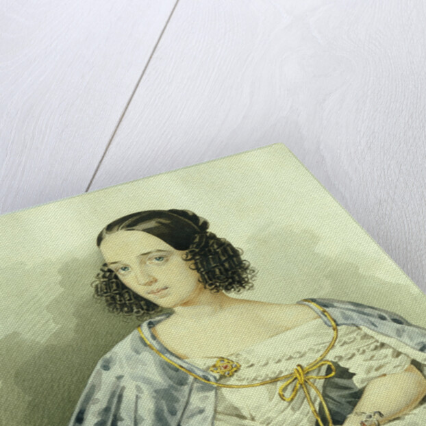 Portrait of the actress Varvara Asenkova, 1839 by I. Alexeyev