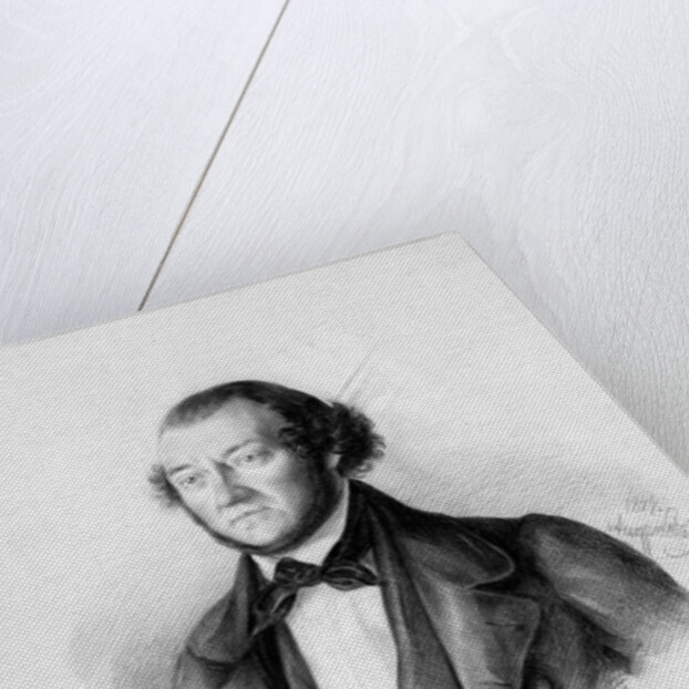 Portrait of the Composer Alexander Aleksandrovich Alyabyev, 1844 by Pavel Andreevich Andreev