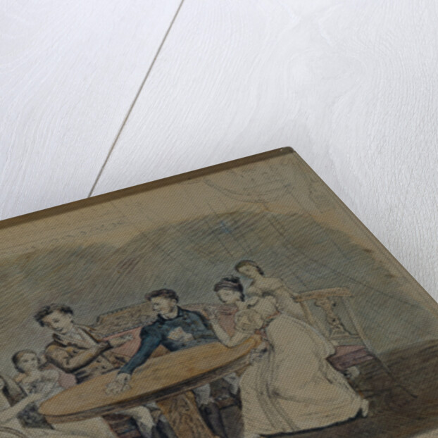 Golitsyn Family at the Table, 1820 by Anonymous