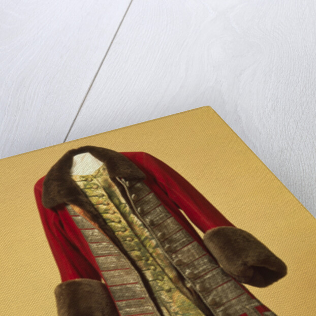 Winter coat and waistcoat of Peter the Great, Early 18th cen by Anonymous master