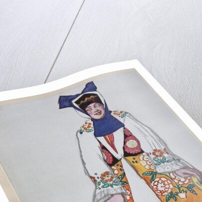 Costume design for the opera Sadko by N. Rimsky-Korsakov, 1917 by Léon Bakst