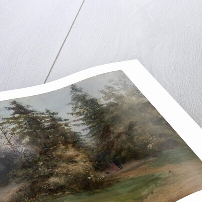 Landscape with Two Figures by Albert Nikolayevich Benois