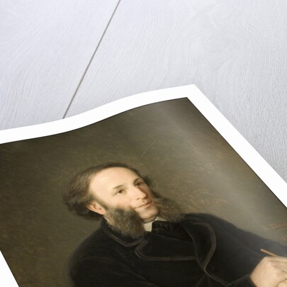 Portrait of the artist Ivan Aivazovsky, 1879 by Dmitry Mikhaylovich Bolotov