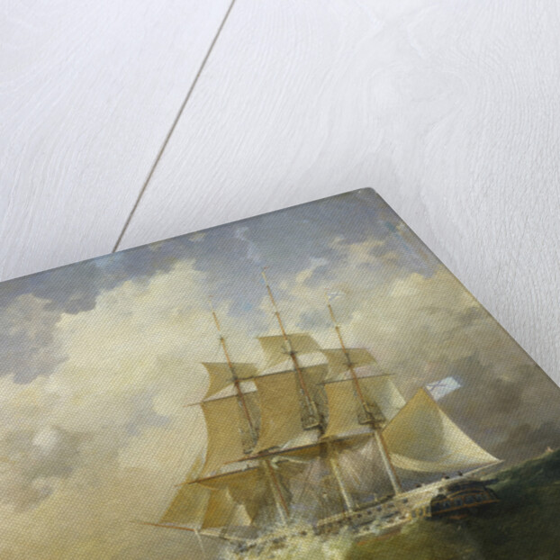 44-gun frigate Aurora, 1844 by Platon Timofeyevich Borispolets