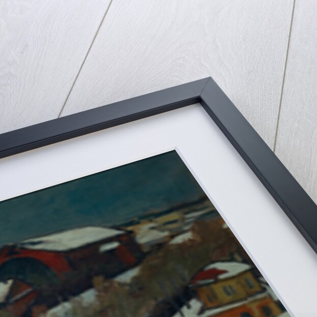 Winter landscape. Petrograd, 1920 by Osip Emmanuilovich Braz