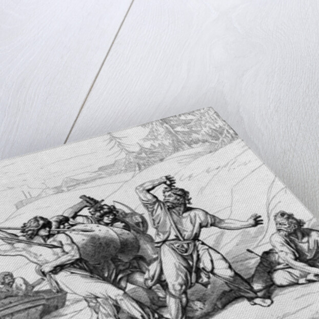 The Death of Askold and Dir, before 1839 by Fyodor Antonovich Bruni