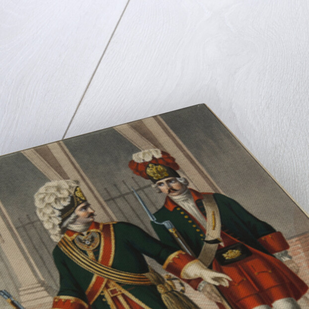 Grenadiers of the Preobrazhensky Regiment in 1732-1738, Early 1840s by Boris Artemyevich Chorikov