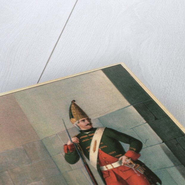 Grenadier of the Izmailovsky Regiment in 1762, End 1830s by Boris Artemyevich Chorikov