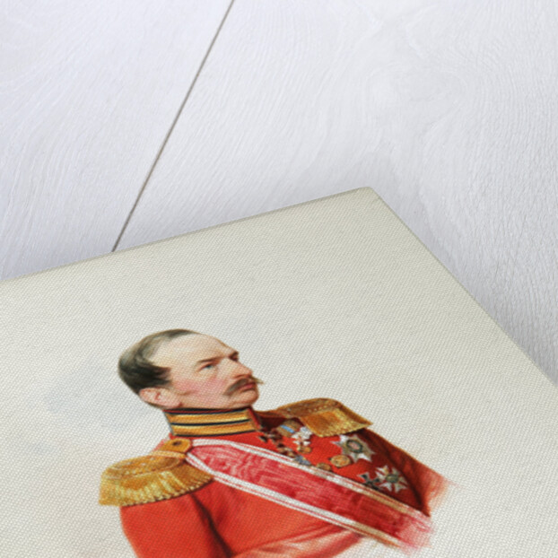Portrait of Baron Iosif Iosifovich von Velio by Vladimir Ivanovich Hau