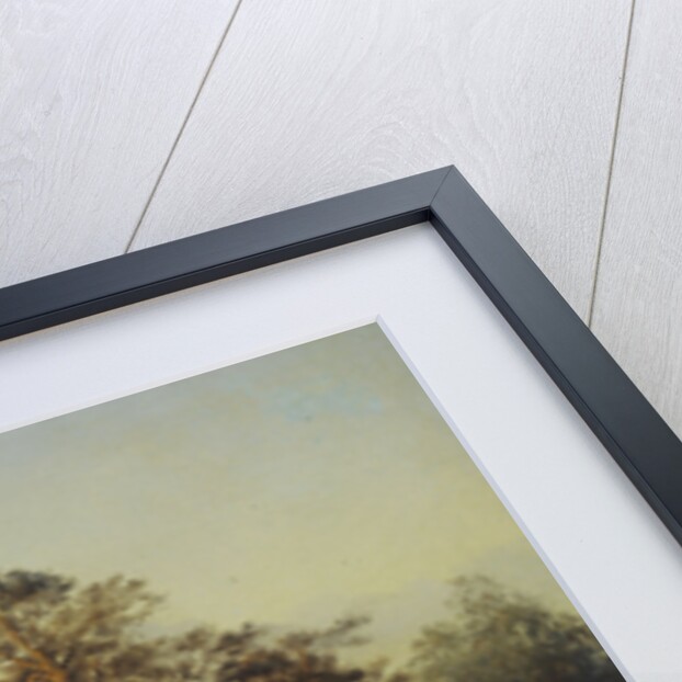 Landscape with Anglers, 1852 by Valerian Konstantinovich Kamenev