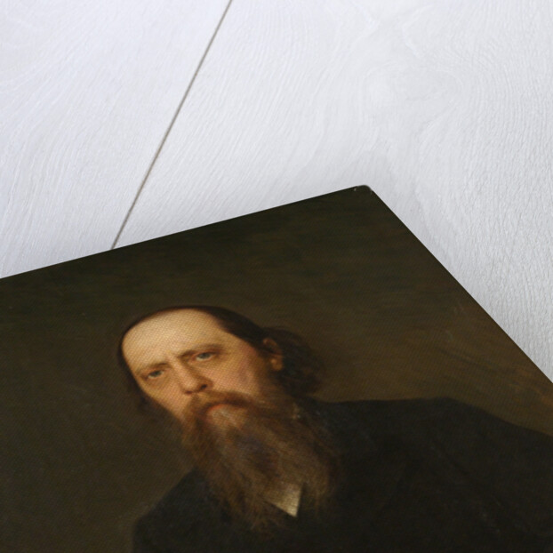 Portrait of the author Mikhail Saltykov-Shchedrin, 1879 by Ivan Nikolayevich Kramskoi
