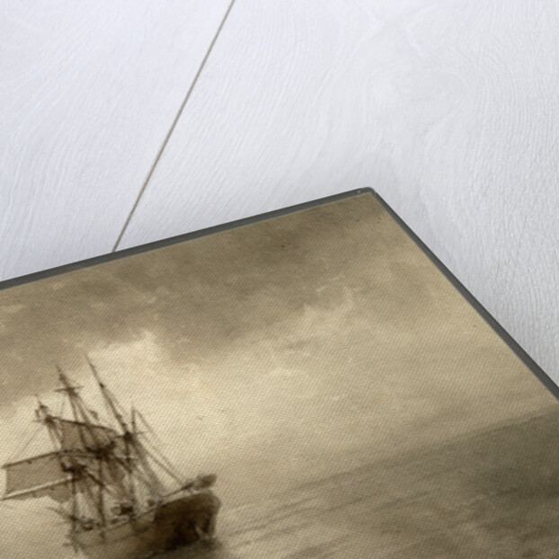 Sailing ship, 1892 by Lev Felixovich Lagorio