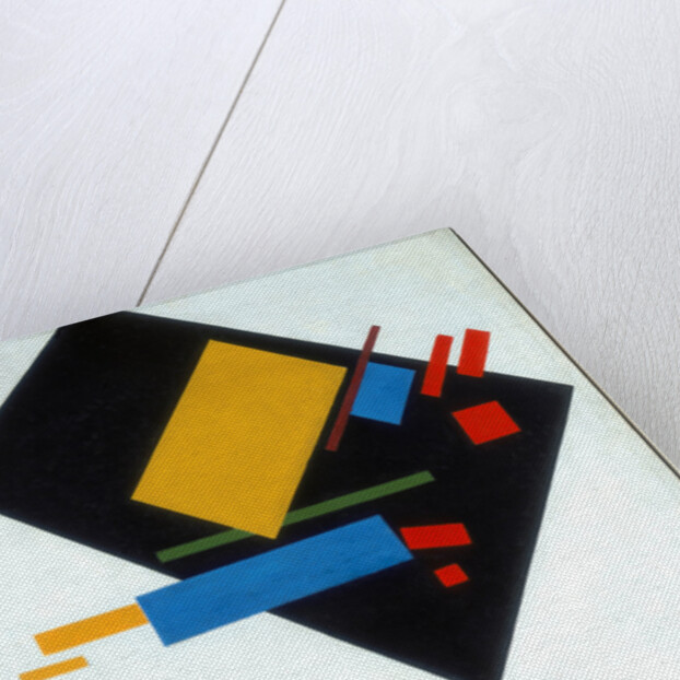 Suprematist painting (Black Trapezoid and Red Square), 1915 by Kasimir Severinovich Malevich