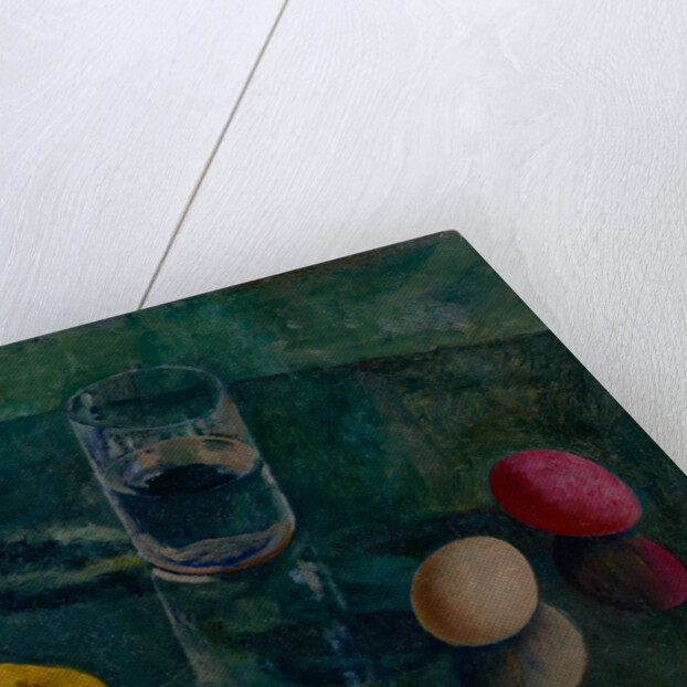 Still Life Against A Green Background, 1924 by Kuzma Sergeyevich Petrov-Vodkin