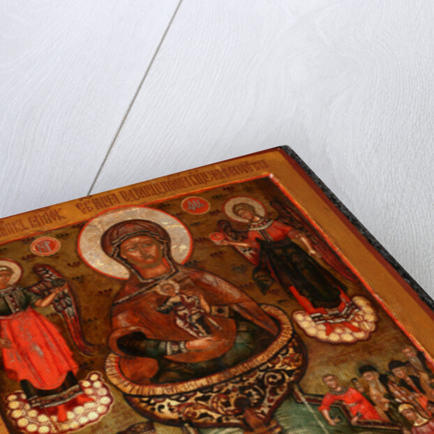 Theotokos Life-giving Spring, 1686 by Russian icon