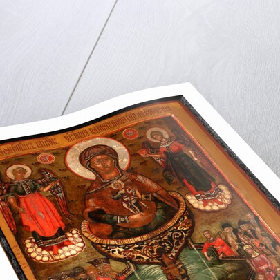Theotokos Life-giving Spring, 1686 by Russian icon