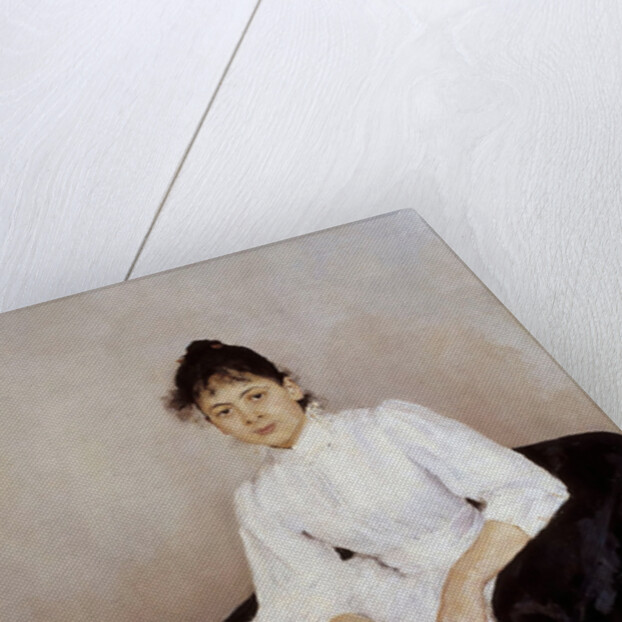 Portrait of the artist Maria Yakunchikova-Weber, 1885-1887 by Valentin Alexandrovich Serov