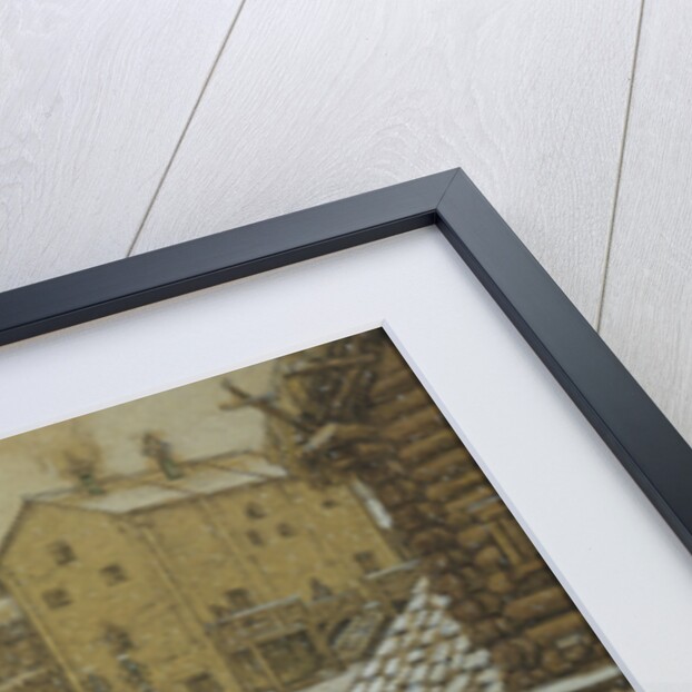 The bear trainers. Old Moscow, 1911 by Appolinari Mikhaylovich Vasnetsov