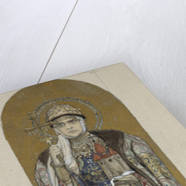 Saint Olga, Princess of Kiev (Study for frescos in the St Vladimirs Cathedral of Kiev), 1884-1889 by Viktor Mikhaylovich Vasnetsov