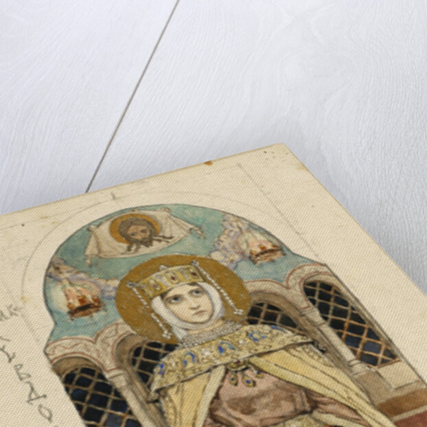 Eudoxia of Moscow (Study for frescos in the St Vladimirs Cathedral of Kiev), 1884-1889 by Viktor Mikhaylovich Vasnetsov
