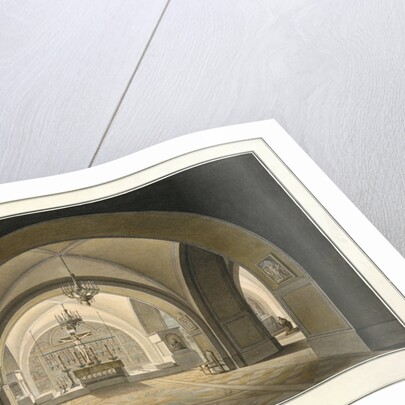 Interior of the Church of the Holy Sepulchre at the site of Golgotha, 1821 by Maxim Nikiphorovich Vorobyev