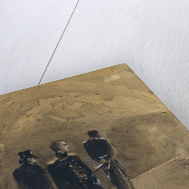 The duel of Pechorin and Grushnitsky. Illustration to the novel A Hero of Our Time by Mikhail Lermontov, 1891 by Mikhail Alexandrovich Vrubel