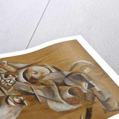 Lion attacking a Horse, 1917-1918 by Georgi Bogdanovich Yakulov