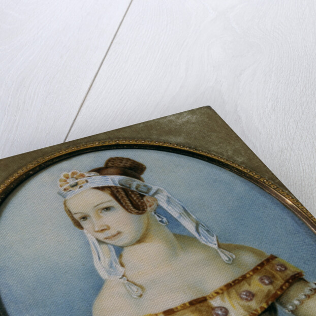 Portrait of the ballerina Varvara Volkova, 1836 by Anonymous