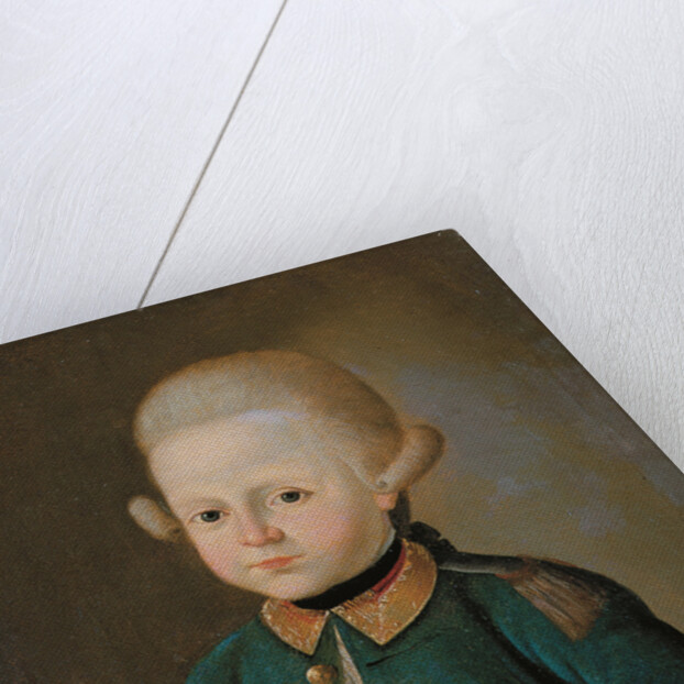 Boy Lance Corporal of the Preobrazhensky Regiment, End 1760s by Anonymous