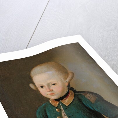 Boy Lance Corporal of the Preobrazhensky Regiment, End 1760s by Anonymous