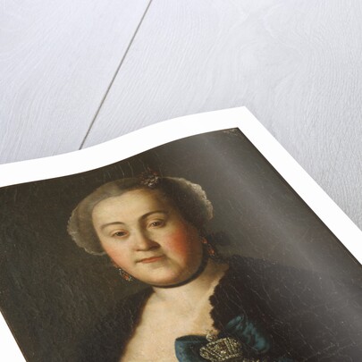 Portrait of Countess Agrippina Leontievna Apraxina, End of 1750s by Alexei Petrovich Antropov