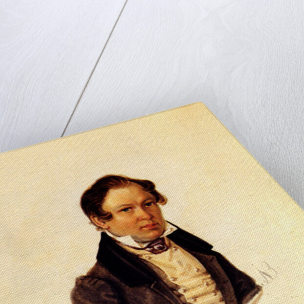 Portrait of Decembrist Vasily Ivashev, 1834 by Nikolai Alexandrovich Bestuzhev