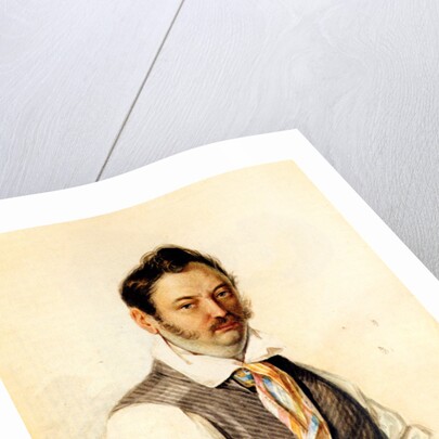 Portrait of Decembrist Fonvizin Michail A. Fonvizin, 1834 by Nikolai Alexandrovich Bestuzhev