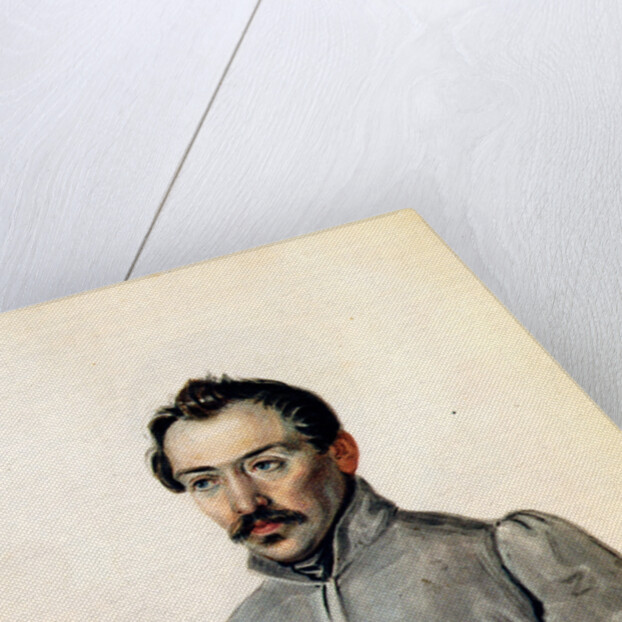 Portrait of Decembrist count Sergey Volkonsky, 1837 by Nikolai Alexandrovich Bestuzhev