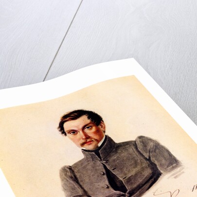 Portrait of Decembrist Ivan Pushchin, 1837 by Nikolai Alexandrovich Bestuzhev