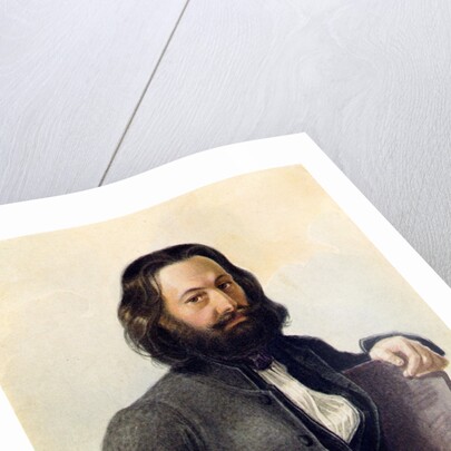 Portrait of Decembrist Alexander V. Podzhio, 1837 by Nikolai Alexandrovich Bestuzhev