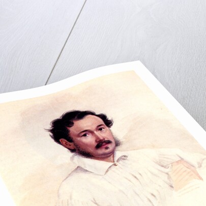 Portrait of Decembrist Duke Dmitry Shchepin-Rostovsky, 1839 by Nikolai Alexandrovich Bestuzhev