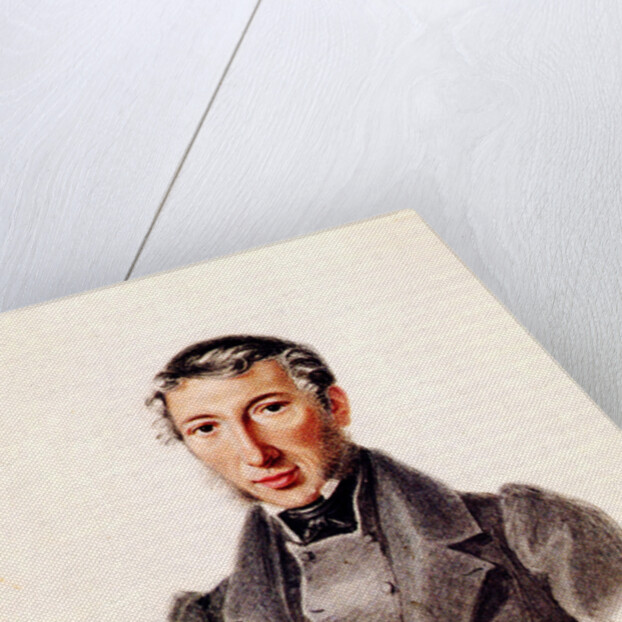 Portrait of Decembrist Prince Sergei Petrovich Trubetskoy, 1839 by Nikolai Alexandrovich Bestuzhev