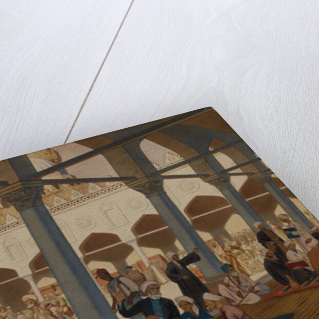 Courtyard of the Al-Azhar Mosque and University, Cairo, 1928 by Ivan Yakovlevich Bilibin