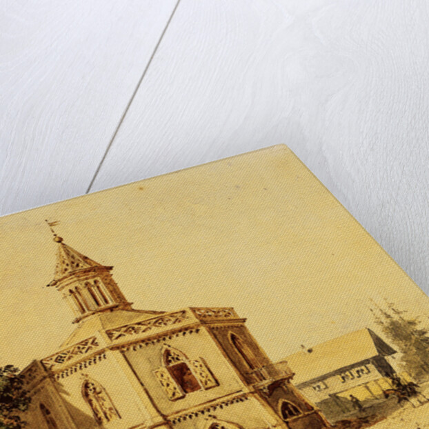 The Dairy Farm Pavilion in the Pavlovsk Park by Iosif Ivanovich Charlemagne