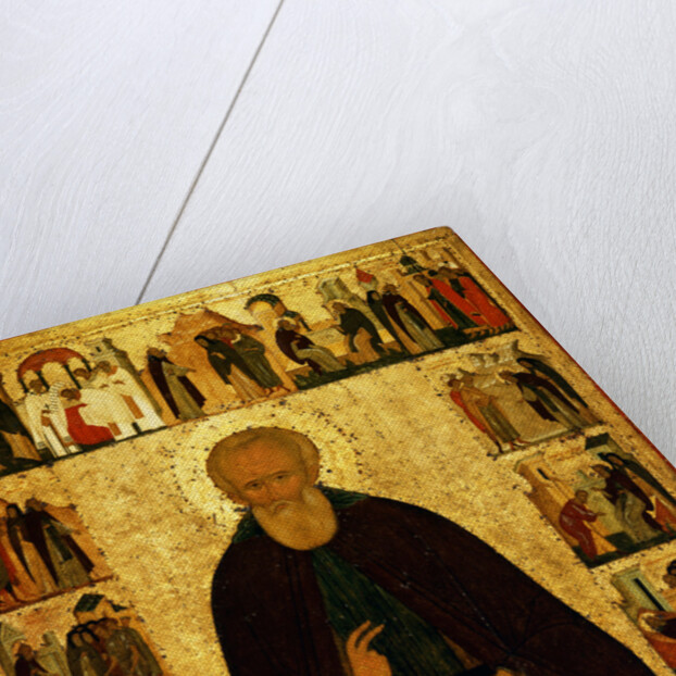 Saint Dmitry Prilutsky with scenes from his life, ca 1503 by Dionysius