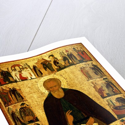 Saint Dmitry Prilutsky with scenes from his life, ca 1503 by Dionysius