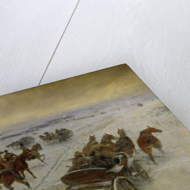 The Battle at Yegorlykskaya, 1928-1929 by Mitrofan Borisovich Grekov
