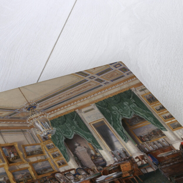Interiors of the Winter Palace. The Study of Emperor Alexander II, 1857 by Eduard Hau
