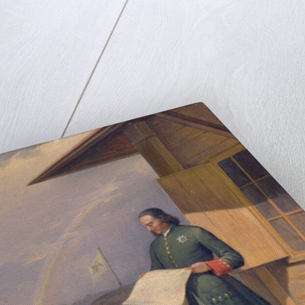 Peter I on the Bank of the Neva River, 1843 by Anton Ivanovich Ivanov