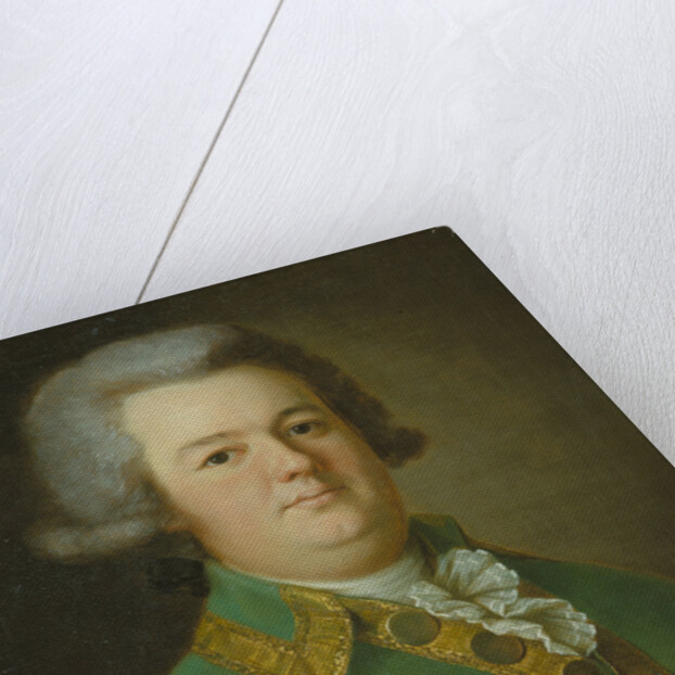 Portrait of Vasily Ivanovich Likhachev, 1791 by Ermolay Dementyevich Kamezhenkov