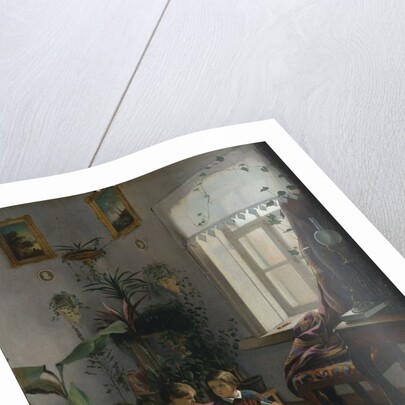 In the room. Young boys looking at book, 1854 by Ivan Phomich Khrutsky