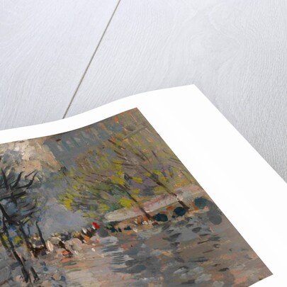 A Street in Paris, 1918 by Konstantin Alexeyevich Korovin