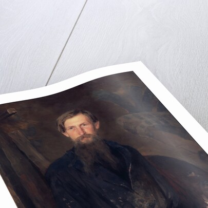 Portrait of the artist Viktor Vasnetsov, 1891 by Nikolai Dmitrievich Kuznetsov