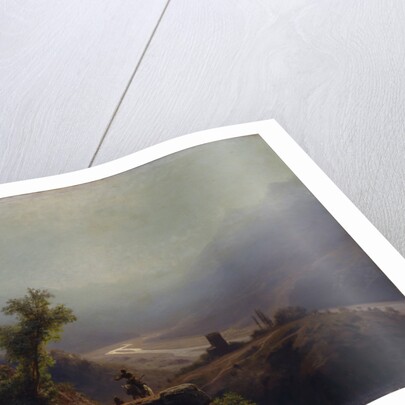 In the Caucasus Mountains, 1879 by Lev Felixovich Lagorio